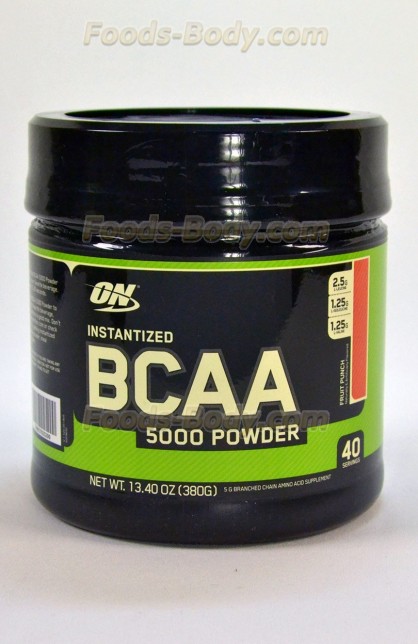BCAA 5000 Powder Instantized 380 грамм 40 порц